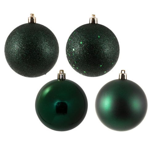 Vickerman N590874 3" Midnight Green Ball 4 Finish Asst 16/ 