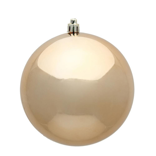 Vickerman N590880DSV 3" Cafe Latte Shiny Ball UV 12/Bag