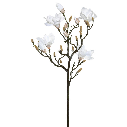 Vickerman FD170801 - 42 in. White Magnolia Artificial Spray