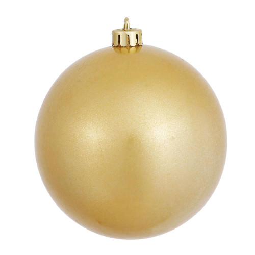 Vickerman N591208DCV 4.75" Gold Candy Ball UV Drilled 4/Bag