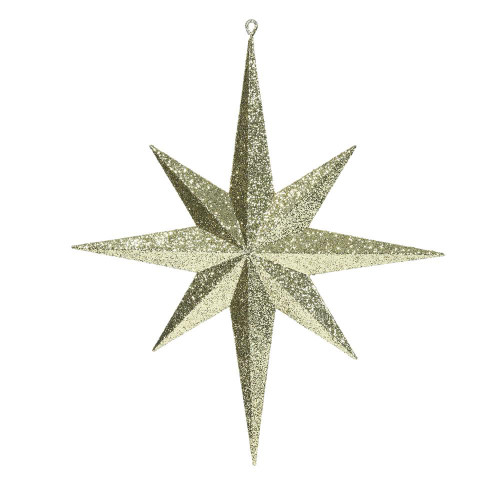  Vickerman M167508 15.75" Gold Glitter Bethlehem Star 
