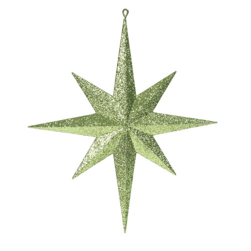 Vickerman M167573 15.75" Lime Glitter Bethlehem Star