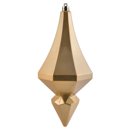 Vickerman MC191008D 8" Gold Candy Diamond Finial 2/Bag