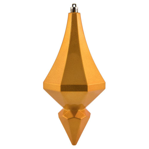  Vickerman MC191030D 8" Antique Gold Candy Diamnd Finial 2/Bg 