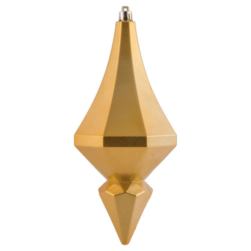 Vickerman MC191033D - 8 inch Copper Gold Candy Finial Christmas Ornament - 2 Pack