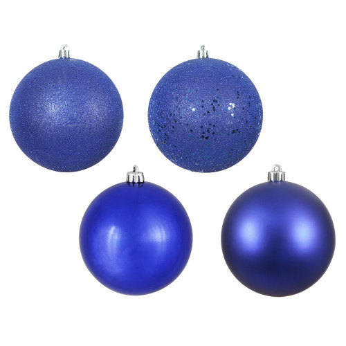 Vickerman N591522DA 6" Cobalt Blue 4 Fin Ball Drill 4/Bg