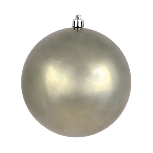  Vickerman N591525DSV 6" Limestone Shiny Ball UV Drilled 4/Bag 