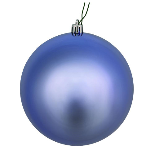  Vickerman N591529DSV 6" Periwinkle Shiny Ball UV Drill 4/Bag 