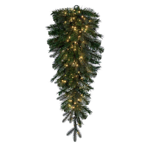 Vickerman K224439LED - 36" Douglas Fir Teardrop Wreath with Warm White LED Lights