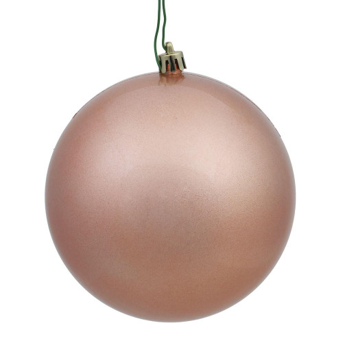 Vickerman N591558DCV 6" Rose Gold Candy Ball UV Drilled 4/Bg
