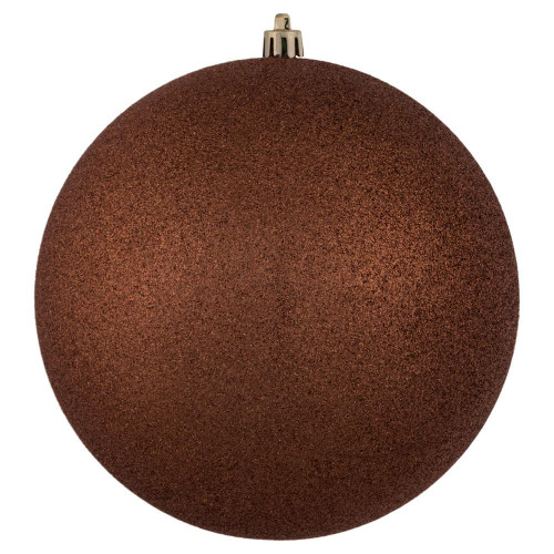 Vickerman N591571DG 6" Coral Glitter Ball Drilled 4/Bag