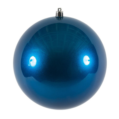 Vickerman N592002DCV 8" Blue Candy Ball UV Drilled Cap