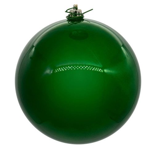 Vickerman N592004DPV - 8 inch Green Pearl Ball Outdoor Christmas Ornament