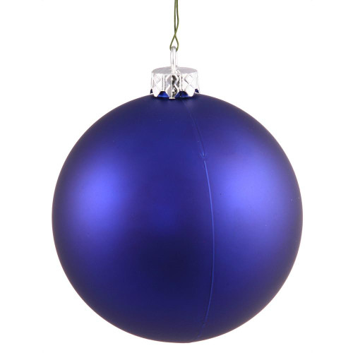 Vickerman N592022DMV 8" Cobalt BL Matte Ball UV Drilled Cap