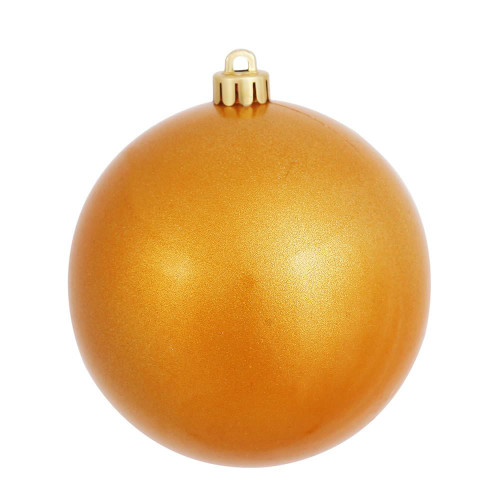  Vickerman N592030DCV 8" Antiq Gold Candy Ball UV Drilled Cap 