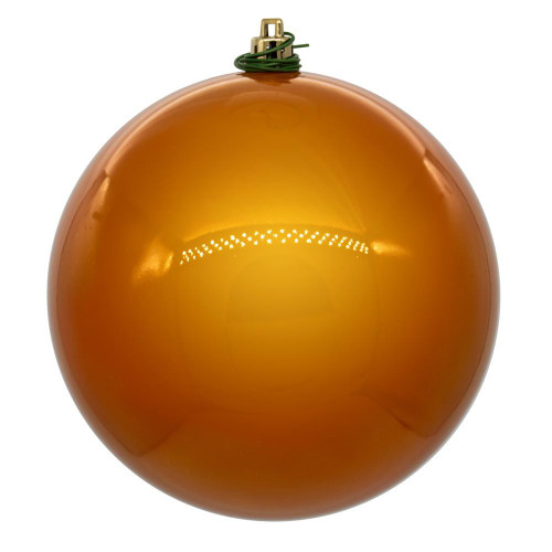 Vickerman N592030DPV 8" Antique Gold Pearl Ball UV Drill