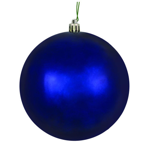  Vickerman N592031DSV 8" Midnt Blue Shiny Ball UV Drilled 