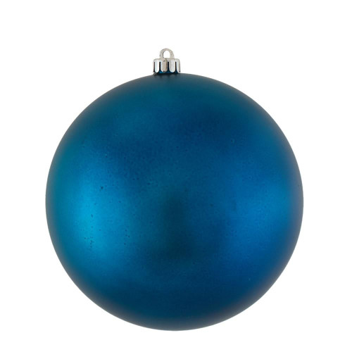  Vickerman N592062DMV 8" Sea Blue Matte Ball UV Drilled Cap 
