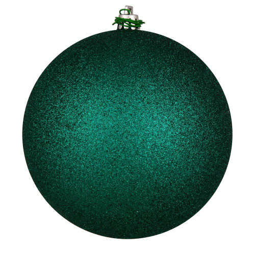 Vickerman N590741DG 2.75" Dark Teal Glitter Ball Drill 12Bg