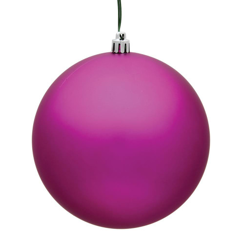 Vickerman N590770DMV 2.75" Fuchsia Matte Ball UV 12/Bag