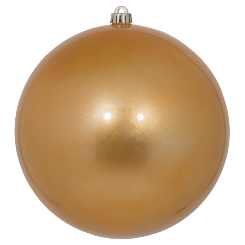 Vickerman N592533DCV - 10 inch Copper Gold Candy Ball Outdoor Christmas Ornament