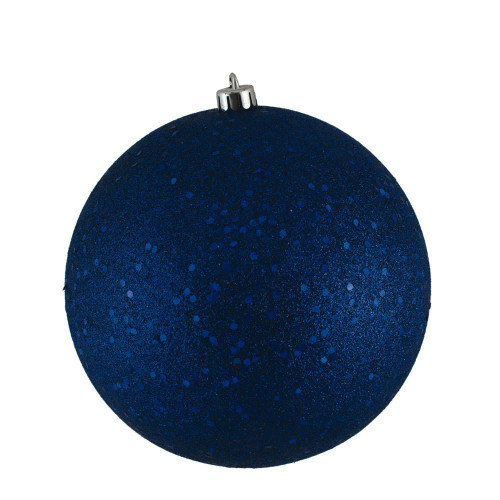 Vickerman N592562DQ 10" Sea Blue Sequin Ball Drilled Cap