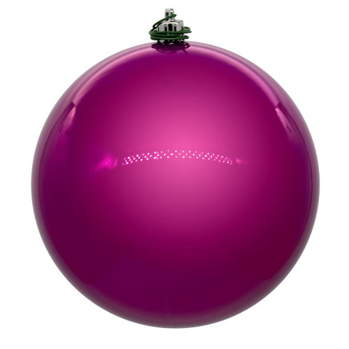  Vickerman N592570DPV 10" Fuchsia Pearl Ball UV Drill 