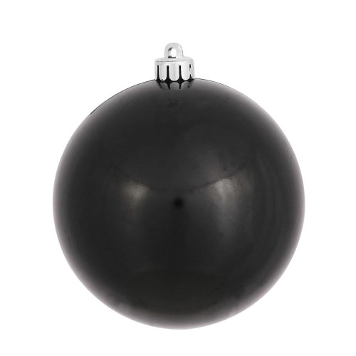  Vickerman N593017DCV 12" Black Candy Ball UV Drilled Cap 
