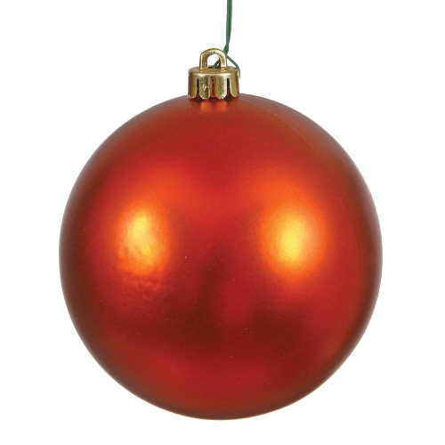 Vickerman N593018DMV 12" Burn Ornge Matte Ball UV Drilled Cap