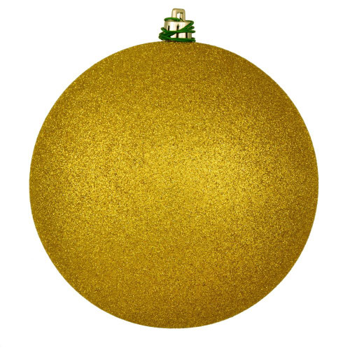 Vickerman N593046DG 12" Medallion Glitter Ball Drilled