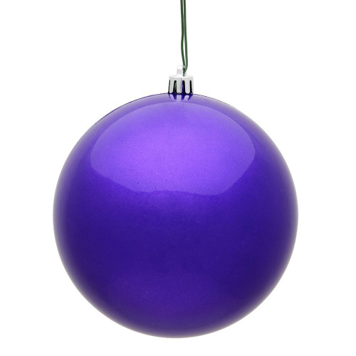 Vickerman N593066DCV 12" Purple Candy Ball UV Drilled Cap
