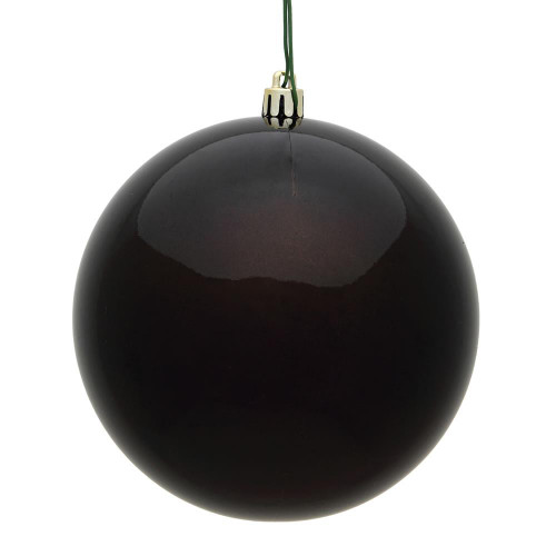 Vickerman N593075DCV 12" Chocolate Candy Ball UV Drilled Cap
