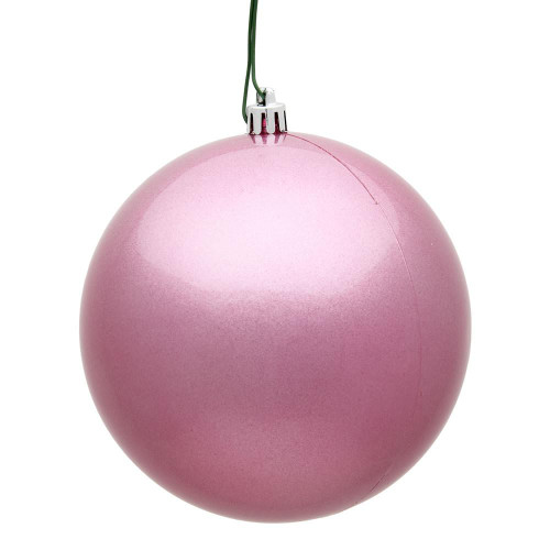 Vickerman N593079DCV 12" Pink Candy Ball UV Drilled Cap