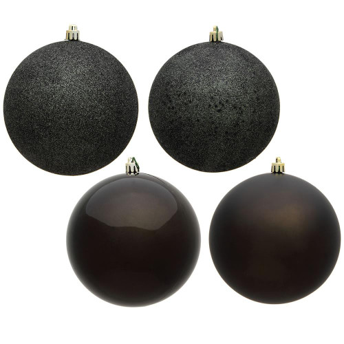 Vickerman N593084DA 12" Gunmetal Ball 4 Finish Asst 4/Bag