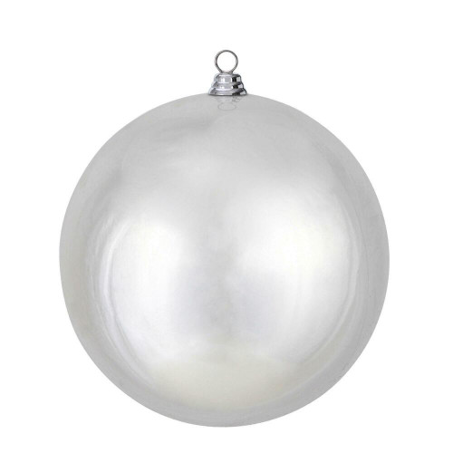 Vickerman N594007DSV 15.75" Silver Shiny Ball UV