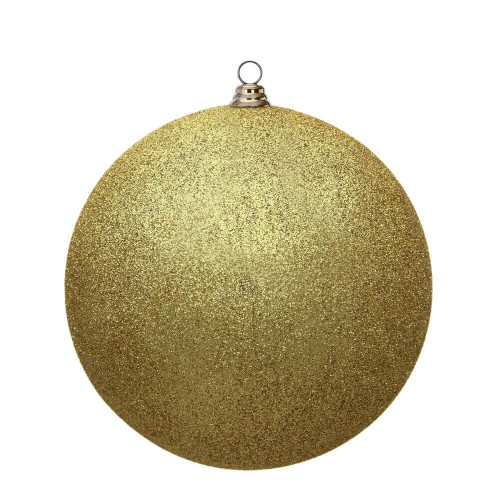 Vickerman N594008DG 15.75" Gold Glitter Ball