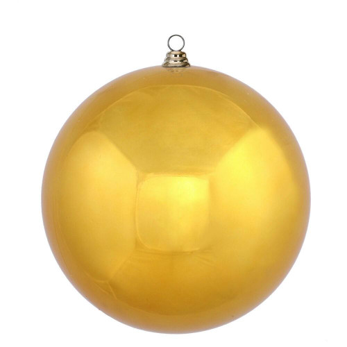  Vickerman N594030DSV 15.75" Antique Gold Shiny Ball UV 