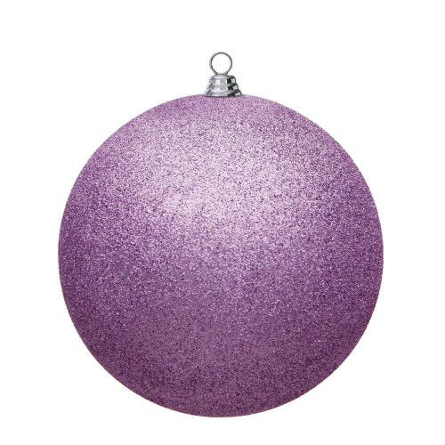 Vickerman N594069DG 15.75" Orchid Glitter Ball