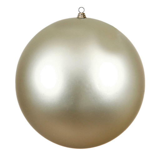 Vickerman N594538MV - 20 inch Giant Champagne Matte Ball Outdoor Christmas Ornament