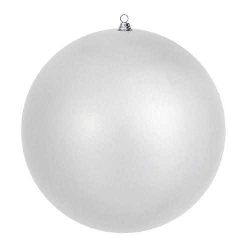 Vickerman N594607CV - 24" Giant Silver Candy Ball Outdoor Ornament