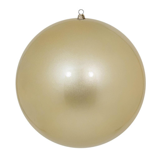 Vickerman N594638CV - 24" Giant Champagne Candy Ball Outdoor Ornament