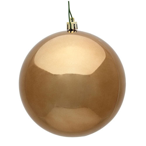  Vickerman N596076S 2.4" Mocha Shiny Ball  60/Bx 