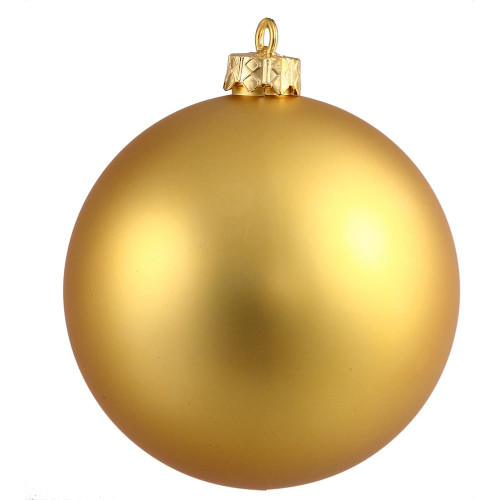 Vickerman N596808M - 3 inch Gold Matte Ball Christmas Ornament - 32 Pack