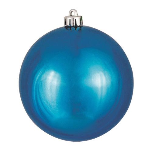 Vickerman N596812S 3" Turquoise Shiny Ball 32/Box