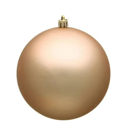 Vickerman N596880M - 3 inch Cafe Latte Matte Ball Christmas Ornament - 32 Pack