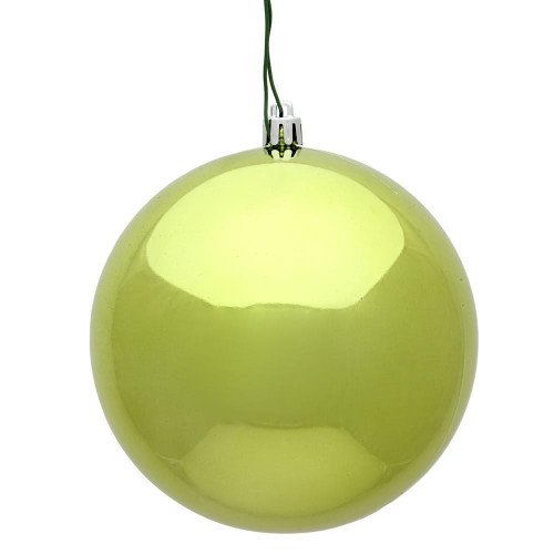  Vickerman N590773DSV 2.75" Lime Shiny Ball UV 12/Bag 