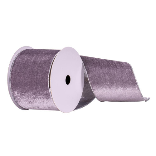 Vickerman Q214609 - Silver Wired Decorative Ribbon - 4" x 10 Yards