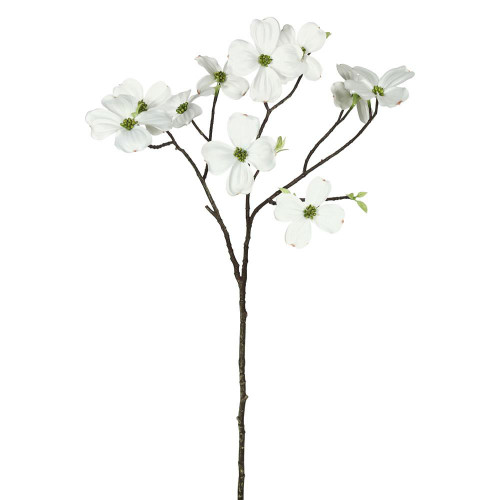  Vickerman FA173801 - 28" Artificial White Dogwood - 3 Pack 
