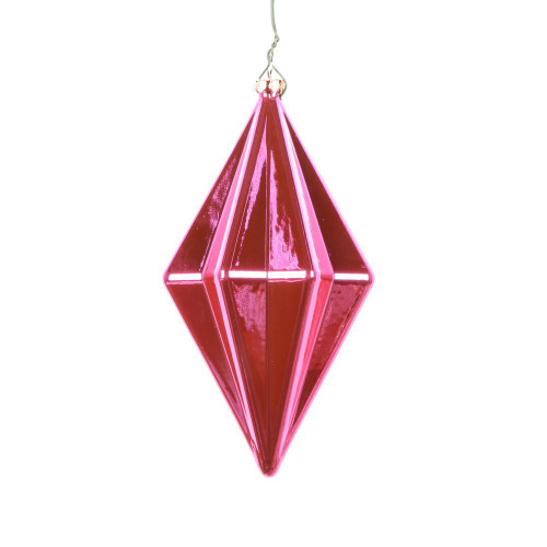 Vickerman MC212345D 5.5" Mauve Matte Finial Ornament 4/bag