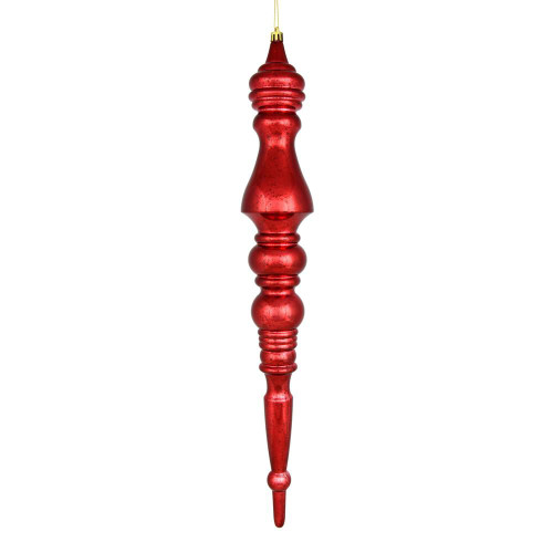 Vickerman N190919D - 20 inch Wine Mercury Finial Christmas Ornament
